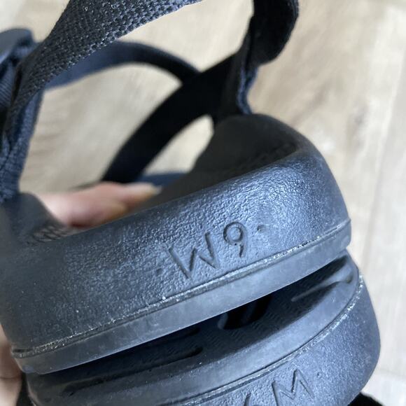 Chaco Z/1 Adjustable Strap Classic Sandal Women Sz 9 Black - Picture 7 of 11